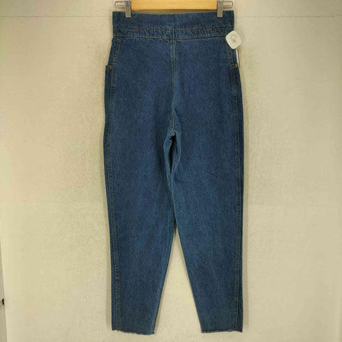 70s~ aileeジップ ユーロ テーパードデニム レディース