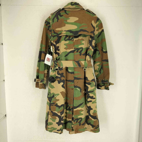 グリーン green カモ柄 ライナー付きトレンチコート メンズ JPN:1