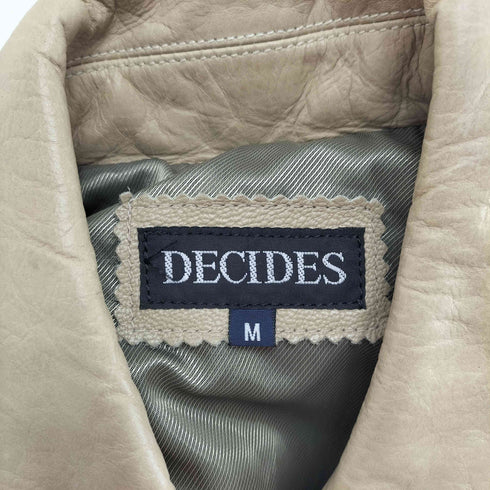 DECIDES レザーコート レディース JPN:M