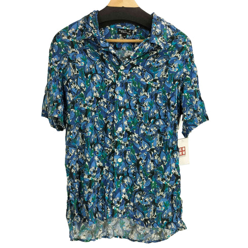 アニエスベーオム Agnes b.homme 花柄 S/S アロハシャツ メンズ JPN:M