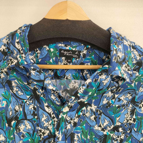 アニエスベーオム Agnes b.homme 花柄 S/S アロハシャツ メンズ JPN:M