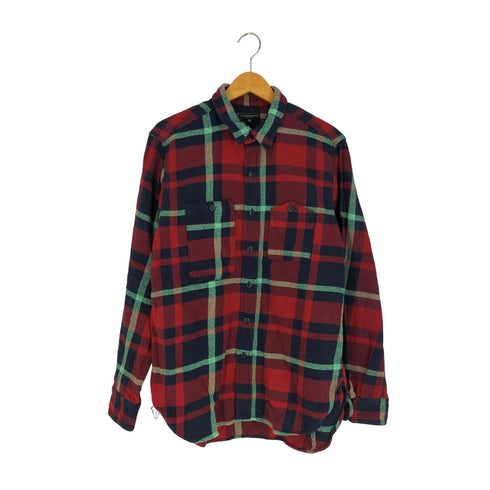 エンジニアードガーメンツ Engineered Garments ガチャポケ 山ポケ チェック ヘビーフランネルシャツ メンズ JPN:M