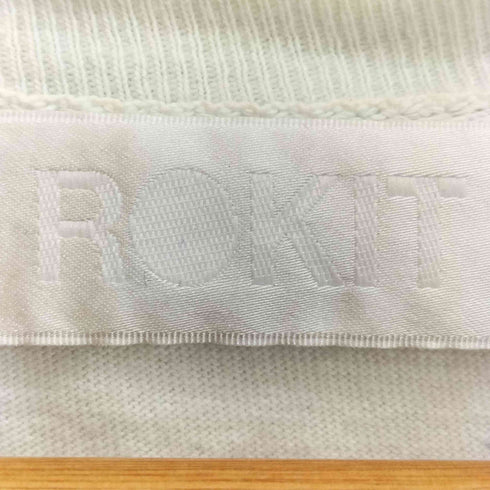 ROKIT グラフィックロゴプリント クルーネック L/S Tシャツ メンズ import:L