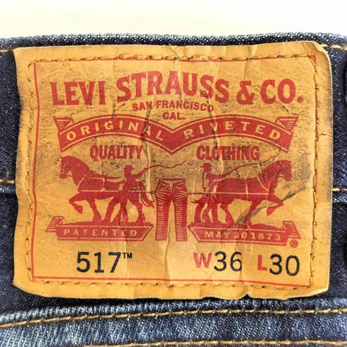 リーバイス Levis 517 USAラインモデル 14.75oz.リジットデニム メンズ W36L30