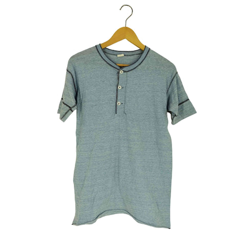 ヴィンテージ ステッチ ヘンリーネック S/S カットソー メンズ import:L