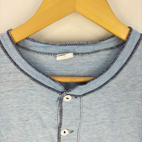 ヴィンテージ ステッチ ヘンリーネック S/S カットソー メンズ import:L