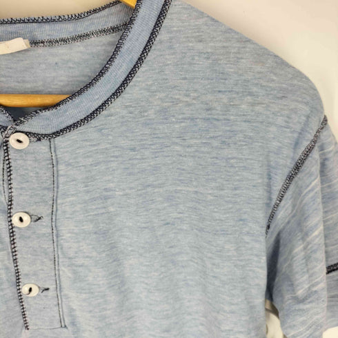 ヴィンテージ ステッチ ヘンリーネック S/S カットソー メンズ import:L