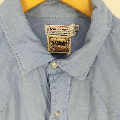 60S KARMAN ALL COTTON ウエスタンシャツ メンズ 15 1/2-33