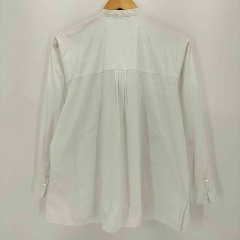 トゥモローランドコレクション TOMORROWLAND collection 24ss ストレッチブロード ピンタックギャザーブラウス レディース 36