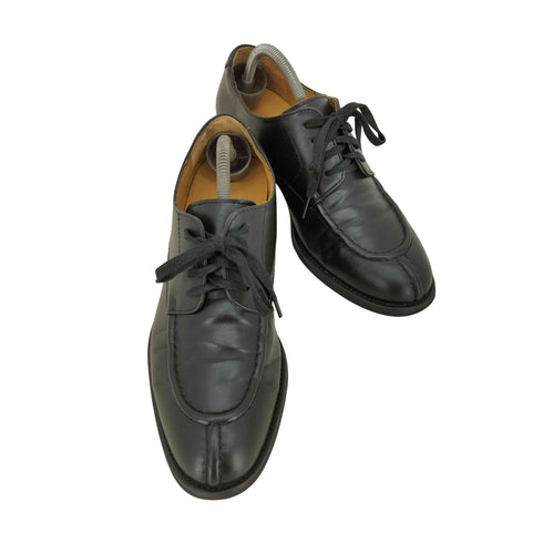 shiun COW LEATHER U-TIP DERBY BLACK メンズ
