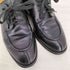 shiun COW LEATHER U-TIP DERBY BLACK メンズ