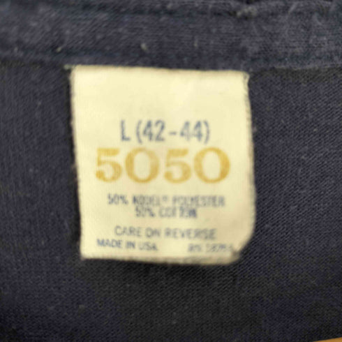 90S 5050 USA製 シングルステッチ ポケット Tシャツ ブランク メンズ import:L