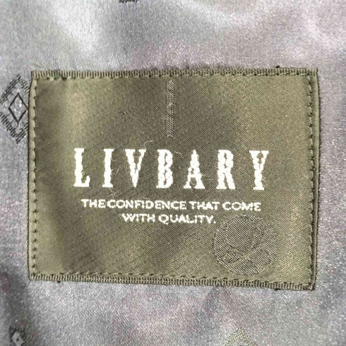 LIVBARY ライナー付き比翼ステンカラーコート メンズ