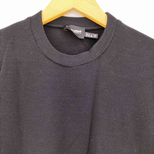ジョルジオアルマーニ Giorgio Armani イタリア製 ワッフル クルーネック S/S Tシャツ メンズ EUR:48