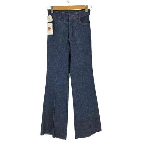 70s~ Taurusジップ セミフレアデニムパンツ レディース