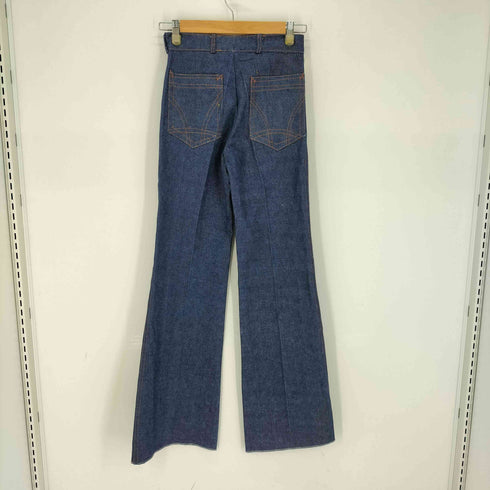 70s~ Taurusジップ セミフレアデニムパンツ レディース