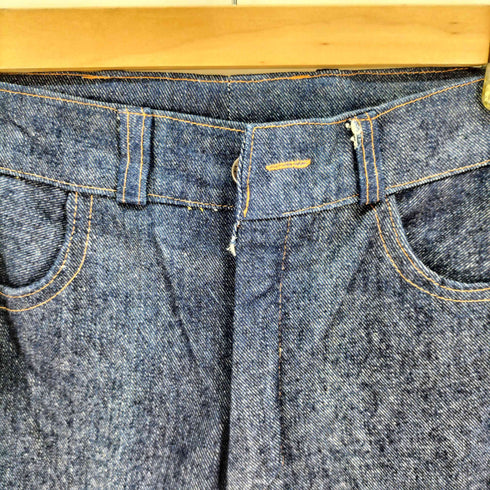 70s~ Taurusジップ セミフレアデニムパンツ レディース