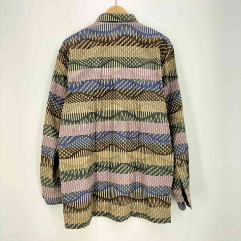 ミッソーニ MISSONI イタリア製 マルチカラー アートデザイン シングルポケット L/S シャツ メンズ EUR:46