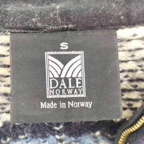 ダーレオブノルウェイ DALE OF NORWAY ノルウェー製 ノルディック柄 ハーフジップニット レディース JPN:S