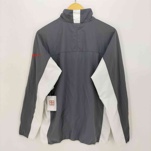ナイキ NIKE 00s グレータグ MMIV TWOTHOUSANDFOUR アテネ スウッシュロゴ ハーフジップ プルオーバー ジャケット Y2K メンズ import:L