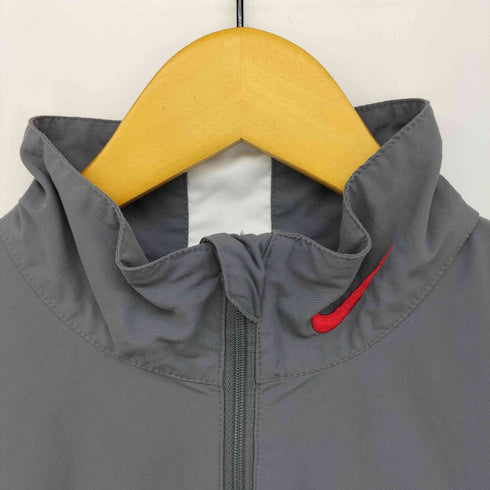 ナイキ NIKE 00s グレータグ MMIV TWOTHOUSANDFOUR アテネ スウッシュロゴ ハーフジップ プルオーバー ジャケット Y2K メンズ import:L
