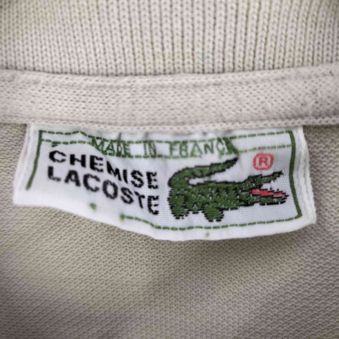 シュミーズラコステ CHEMISE LACOSTE 70S~80S フランス製 鹿の子ポロシャツ メンズ 4