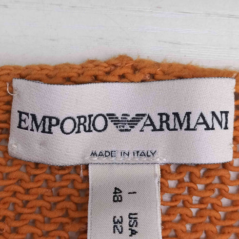 エンポリオアルマーニ EMPORIO ARMANI イタリア製 Uネック メッシュ ニット メンズ EUR:48
