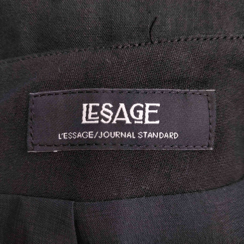 LESAGE リネン レーヨン ロングスカート レディース