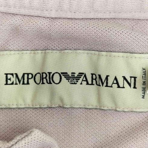 エンポリオアルマーニ EMPORIO ARMANI イタリア製 ロゴ刺繍 S/S ポロシャツ メンズ import:S
