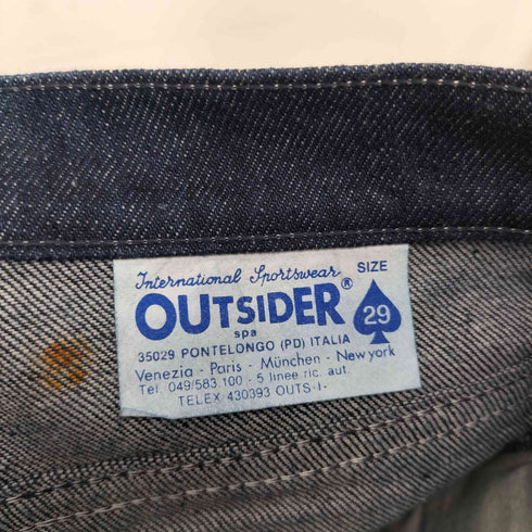 70-80s OUTSIDER 42talon スリムデニムパンツ レディース US:28-29