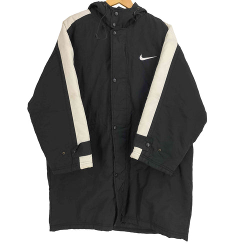 ナイキ NIKE 90S スウォッシュ刺繍中綿フーデッドコート メンズ import:M