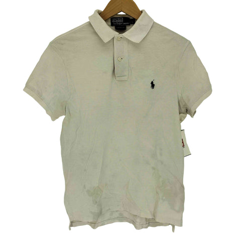 ポロバイラルフローレン Polo by RALPH LAUREN 00S CUSTOM FIT カスタムフィット ポニー刺繍 鹿の子 ポロシャツ メンズ import:S