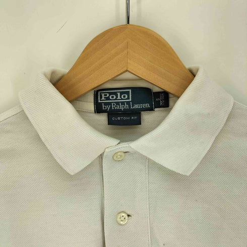 ポロバイラルフローレン Polo by RALPH LAUREN 00S CUSTOM FIT カスタムフィット ポニー刺繍 鹿の子 ポロシャツ メンズ import:S