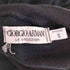 アルマーニコレツィオーニ ARMANI COLLEZIONI 80s~90s 白タグ イタリア製 同色ロゴ刺繍 クルーネックスウェット メンズ import:S