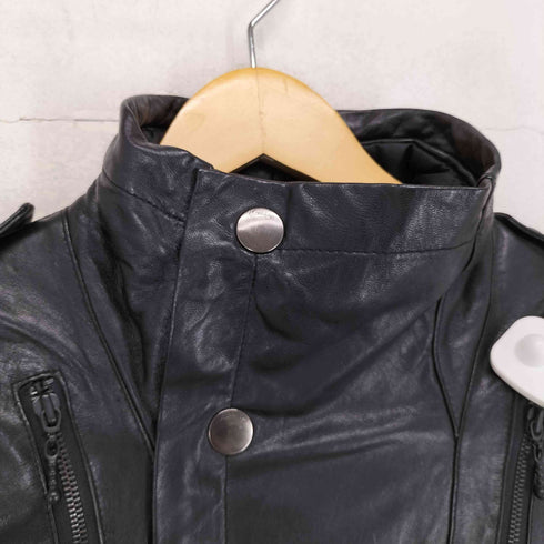 マウジー moussy lamb leather 変形レザージャケット レディース JPN:2