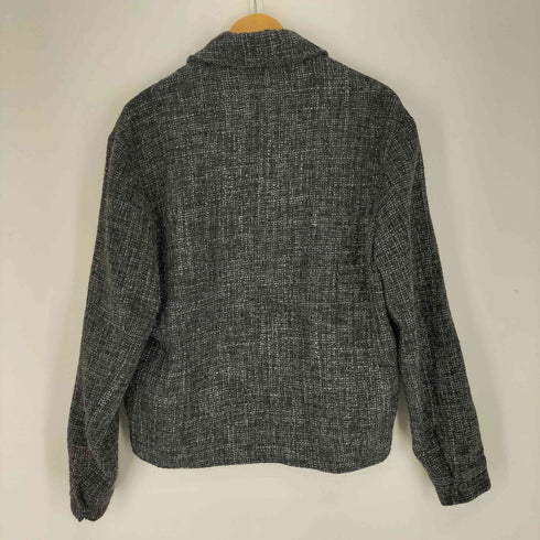 ザラ ZARA テクスチャー シャツジャケット メンズ import:S