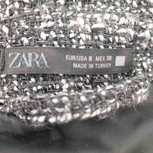 ザラ ZARA テクスチャー シャツジャケット メンズ import:S