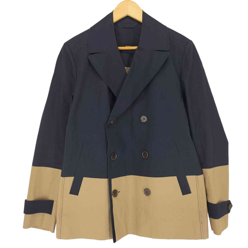 ボスヒューゴボス BOSS HUGO BOSS バイカラー ハーフトレンチ メンズ