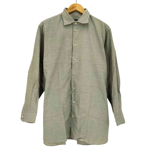 ジョルジオアルマーニ Giorgio Armani 90s 黒タグ イタリア製 L/S レギュラーカラーシャツ メンズ 38/15