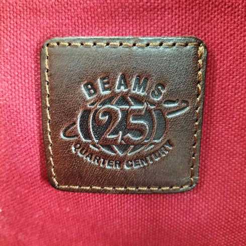ビームス BEAMS ハンドルレザー キャンバストートバッグ メンズ