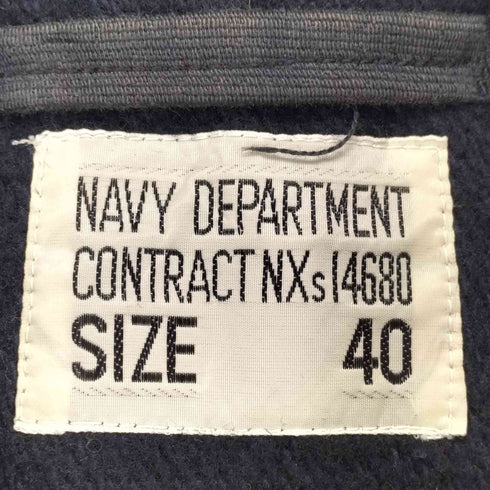 ユーエスアーミー U.S. ARMY 復刻 米海軍 N-1 NAVY DEPARTMENT CONTRACT NXs14680 フックデッキジャケット メンズ 40