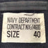 ユーエスアーミー U.S. ARMY 復刻 米海軍 N-1 NAVY DEPARTMENT CONTRACT NXs14680 フックデッキジャケット メンズ 40