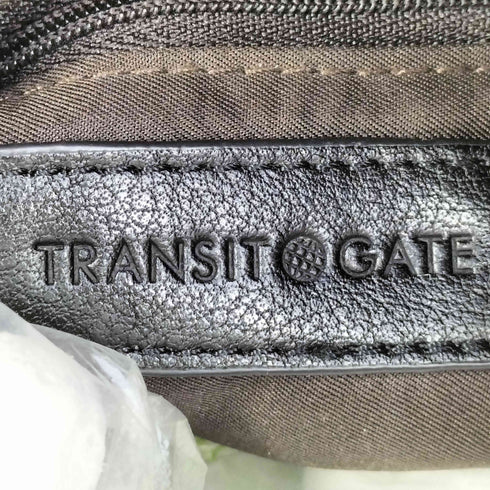 TRANSIT GATE レザー ショルダーバッグ メンズ