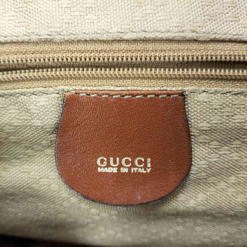 グッチ GUCCI バンブーハンドル レザーリュック レディース