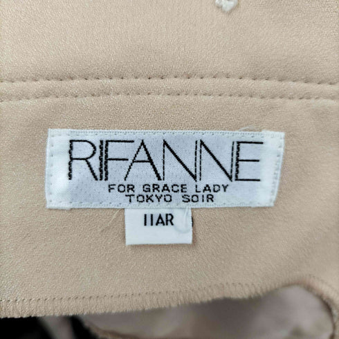RIFANNE レース ノーカラージャケット セットアップ レディース 11AR