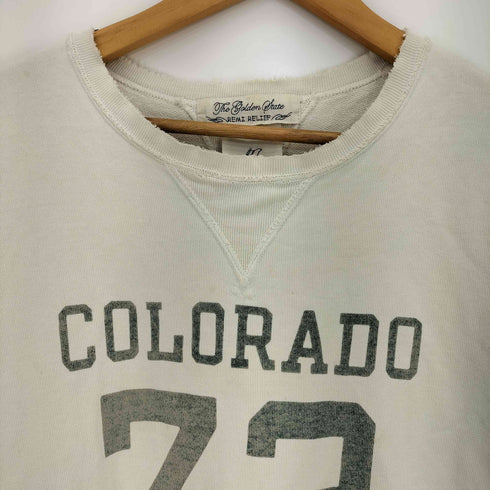 レミレリーフ REMI RELIEF COLORADO 73 ダメージ加工 スウェット レディース JPN:L