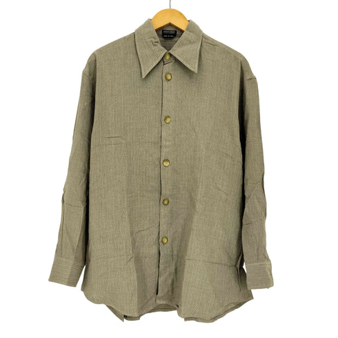 ジョルジオアルマーニ Giorgio Armani 90s 黒タグ イタリア製 L/S レギュラーカラーシャツ メンズ EUR:46