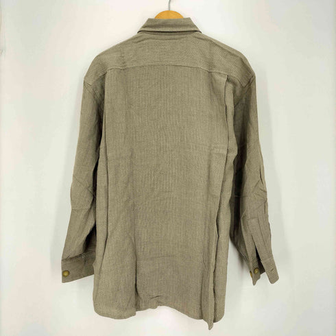 ジョルジオアルマーニ Giorgio Armani 90s 黒タグ イタリア製 L/S レギュラーカラーシャツ メンズ EUR:46