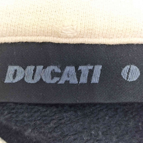 DUCATI スウェット地 シングルライダースジャケット レディース import:S