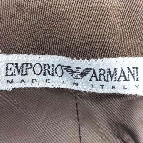エンポリオアルマーニ EMPORIO ARMANI 80s~90s イタリア製 比翼ジップ Vネックベスト メンズ EUR:48